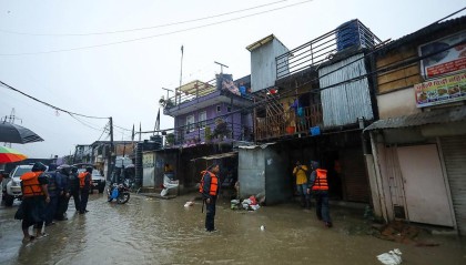 尼泊尔持续降雨引发山体滑坡和洪水已致39人死亡