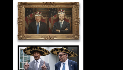 特朗普与白宫用AI回应“不要国王”运动｜文化周报