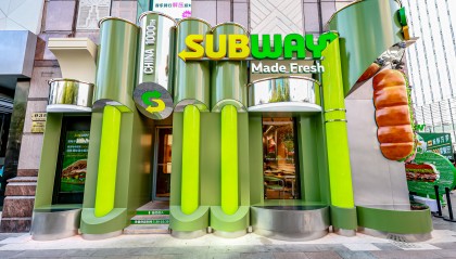 赛百味正在中国快速拓店，未来每年至少开300家