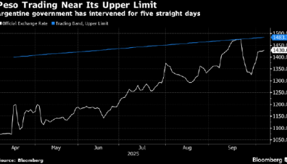 阿根廷政府连续第五天抛售美元以遏制比索跌势 储备面临压力