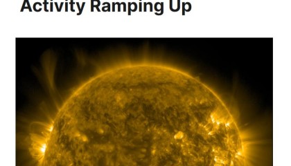 NASA称“太阳正逐渐苏醒”