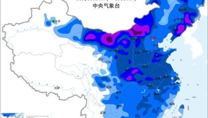 寒潮袭卷我国大部局地降温可超14℃